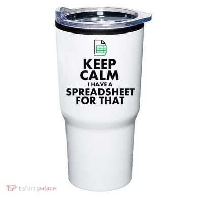 Funny Excel Spreadsheets Lover Gift Accountant Tumbler