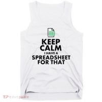 Funny Excel Spreadsheets Lover Gift Accountant Tank Top thumb 0