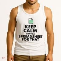 Funny Excel Spreadsheets Lover Gift Accountant Tank Top thumb 3