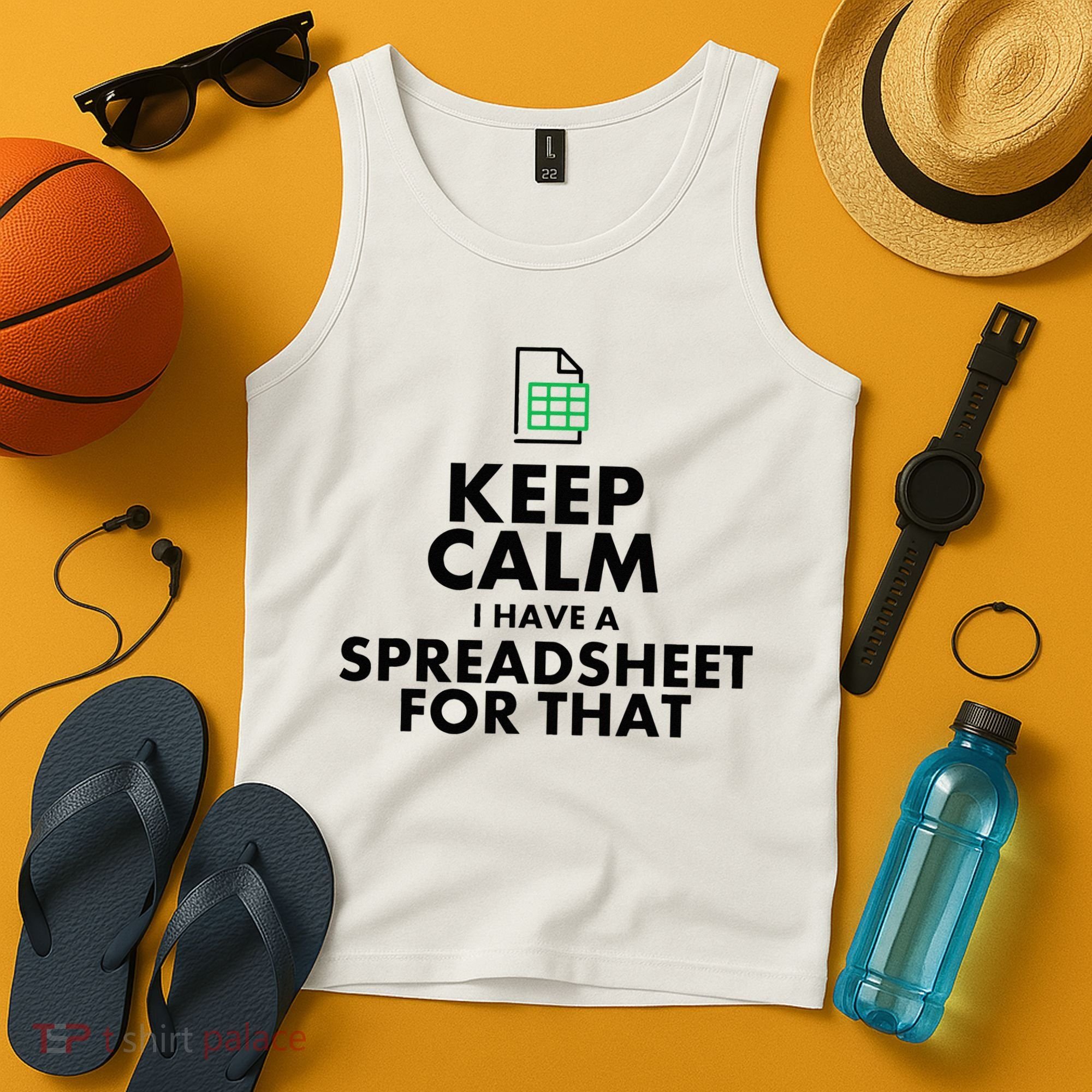 Funny Excel Spreadsheets Lover Gift Accountant Tank Top