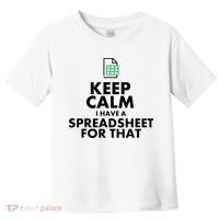 Funny Excel Spreadsheets Lover Gift Accountant Toddler T-Shirt thumb 0