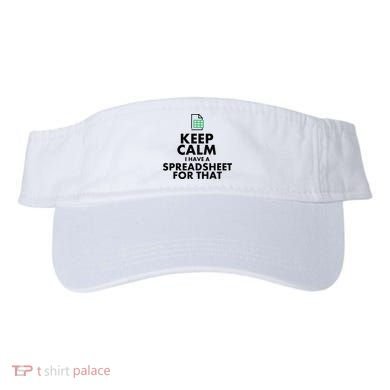 Funny Excel Spreadsheets Lover Gift Accountant Visor