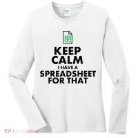 Funny Excel Spreadsheets Lover Gift Accountant Women's Long Sleeve Shirt thumb 0