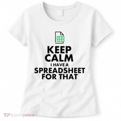 Funny Excel Spreadsheets Lover Gift Accountant Women's T-Shirt