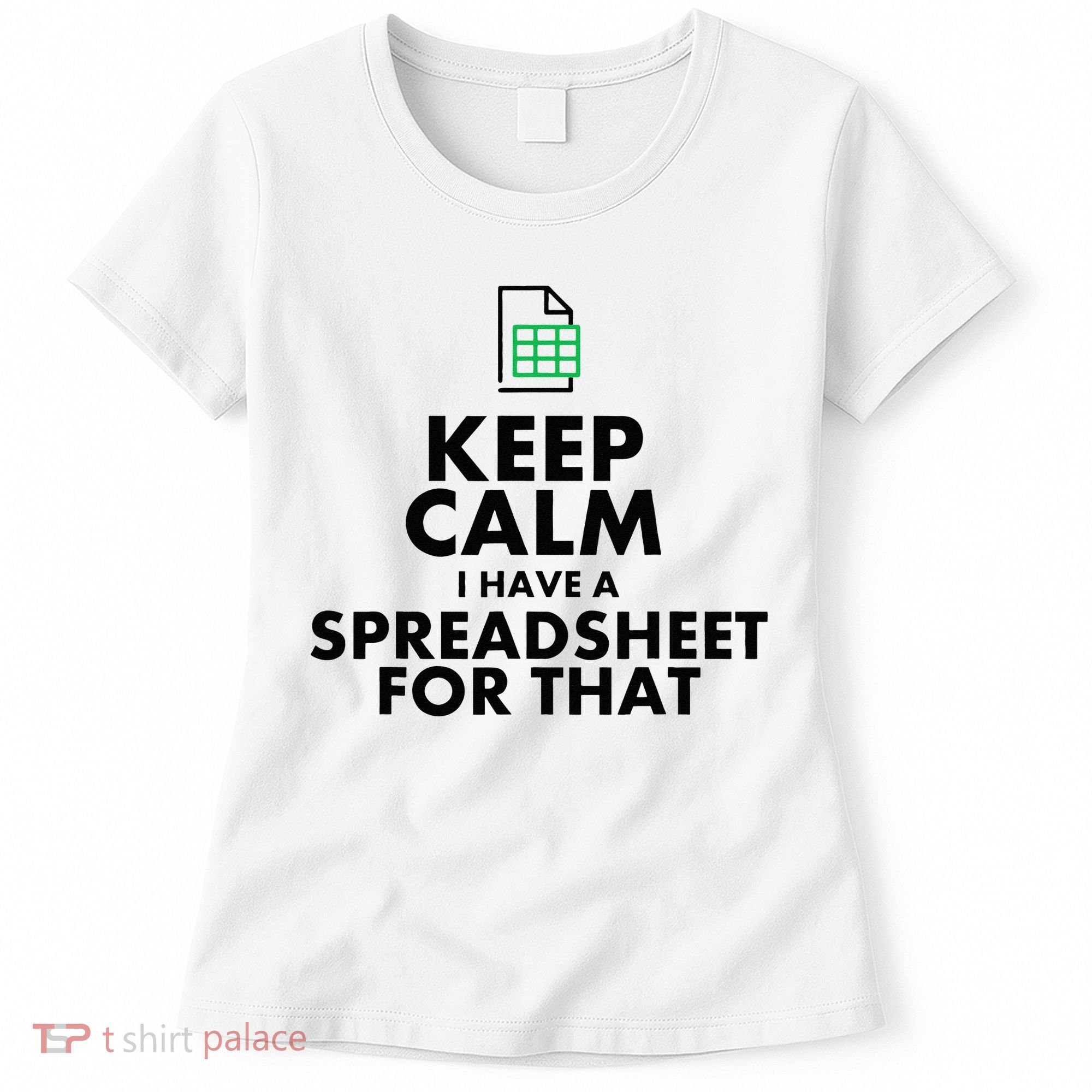 Funny Excel Spreadsheets Lover Gift Accountant Women's T-Shirt