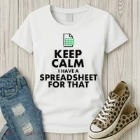 Funny Excel Spreadsheets Lover Gift Accountant Women's T-Shirt thumb 3