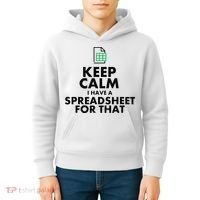Funny Excel Spreadsheets Lover Gift Accountant Kids Hoodie thumb 4