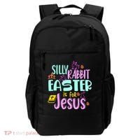 Funny Easter Sunday Silly Rabbit Easter Is For Jesus Backpack thumb 0