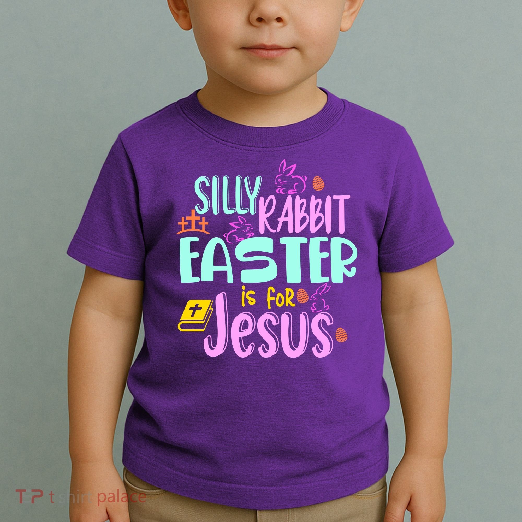 Funny Easter Sunday Silly Rabbit Easter Is For Jesus Toddler T-Shirt