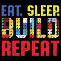 Funny Eat Sleep Build Repeat Building Funny Builders Mousepad thumb 1
