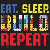 Funny Eat Sleep Build Repeat Building Funny Builders Hat thumb 2