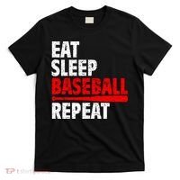 Funny Eat Sleep Baseball Repeat Gift T-Shirt thumb 0