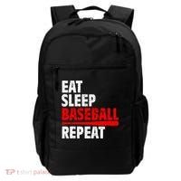 Funny Eat Sleep Baseball Repeat Gift Backpack thumb 0