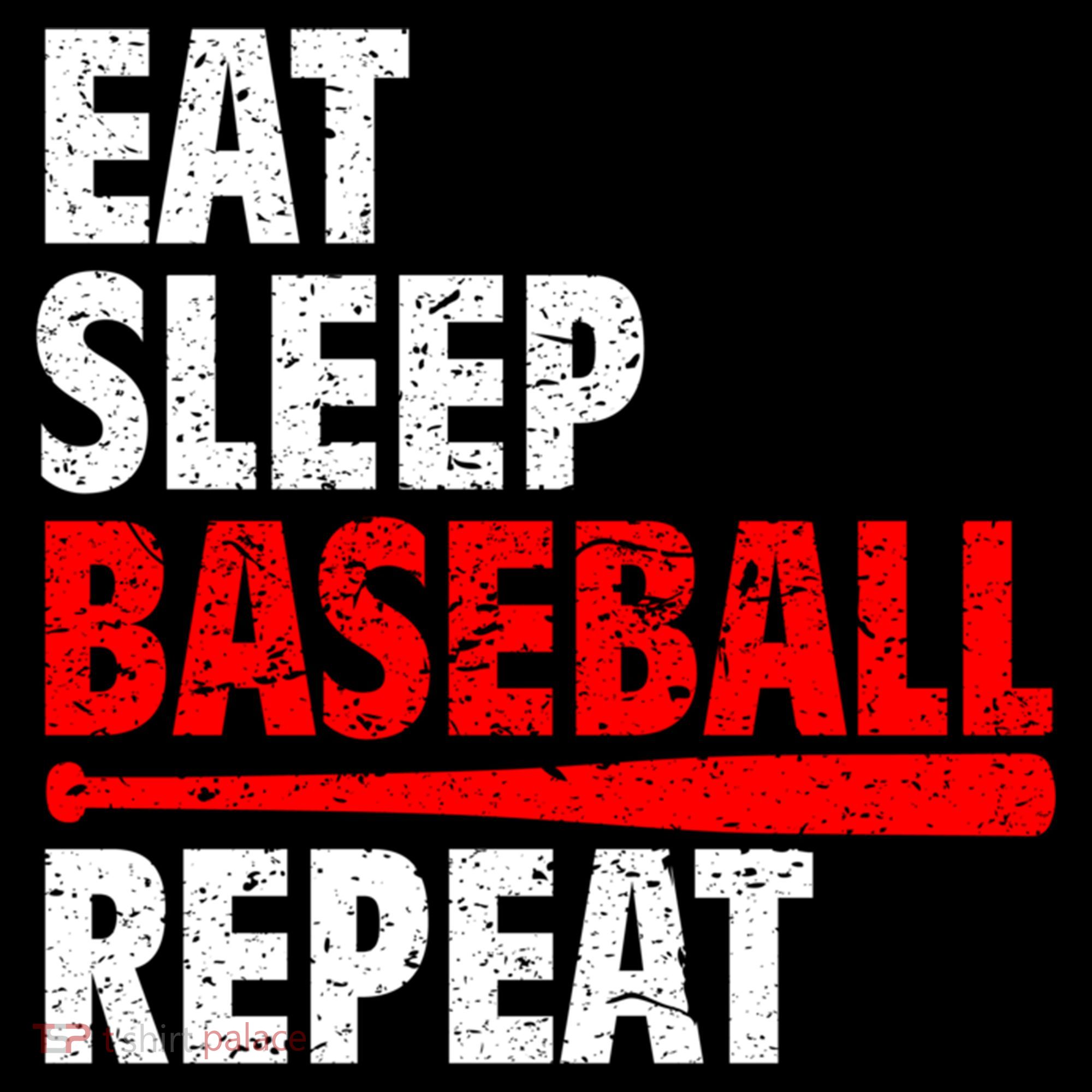 Funny Eat Sleep Baseball Repeat Gift Women's Hoodie