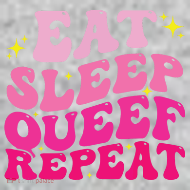 Funny Eat Sleep Queef Repeat Inappropriate Queefing Joke The Baniff Cuffed Pom Beanie