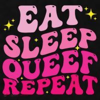 Funny Eat Sleep Queef Repeat Inappropriate Queefing Joke Ladies PosiCharge Tri-Blend Wicking Tank thumb 2