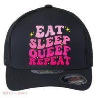 Funny Eat Sleep Queef Repeat Inappropriate Queefing Joke Flexfit Unipanel Trucker Cap thumb 0
