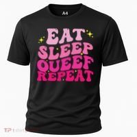 Funny Eat Sleep Queef Repeat Inappropriate Queefing Joke Cooling Performance Crew T-Shirt thumb 0