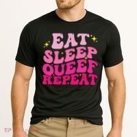 Funny Eat Sleep Queef Repeat Inappropriate Queefing Joke Cooling Performance Crew T-Shirt thumb 2