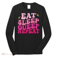 Funny Eat Sleep Queef Repeat Inappropriate Queefing Joke Long Sleeve Shirt thumb 0