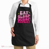 Funny Eat Sleep Queef Repeat Inappropriate Queefing Joke Apron thumb 2