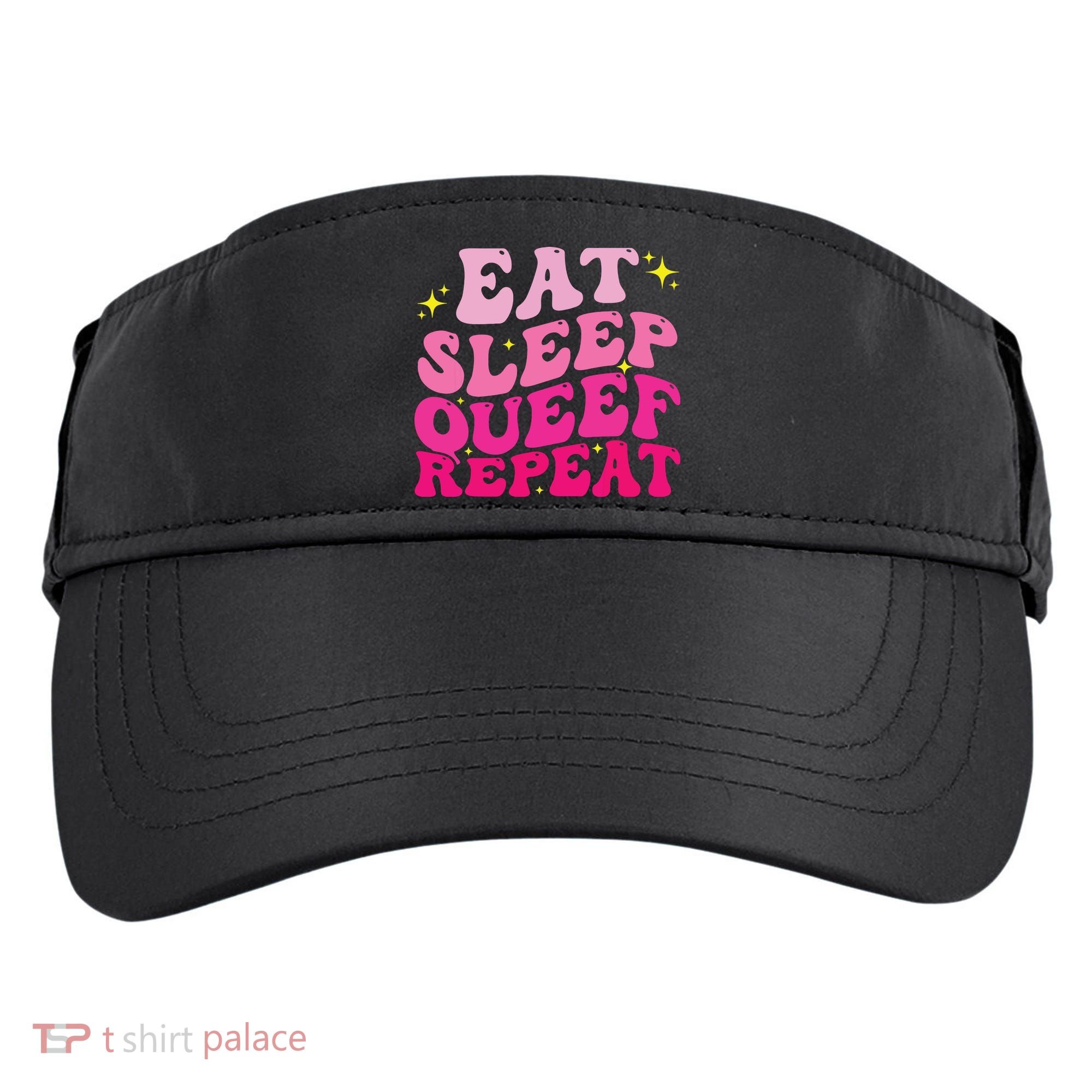 Funny Eat Sleep Queef Repeat Inappropriate Queefing Joke Adult Drive Performance Visor