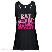 Funny Eat Sleep Queef Repeat Inappropriate Queefing Joke Ladies Essential Flowy Tank thumb 0