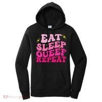 Funny Eat Sleep Queef Repeat Inappropriate Queefing Joke Women's Hoodie thumb 0
