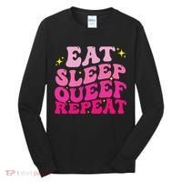 Funny Eat Sleep Queef Repeat Inappropriate Queefing Joke Tall Long Sleeve Shirt thumb 0