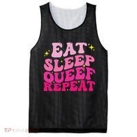 Funny Eat Sleep Queef Repeat Inappropriate Queefing Joke Mesh Reversible Basketball Jersey Tank thumb 0
