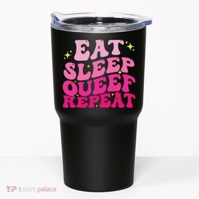 Funny Eat Sleep Queef Repeat Inappropriate Queefing Joke Tumbler