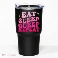 Funny Eat Sleep Queef Repeat Inappropriate Queefing Joke Tumbler thumb 0