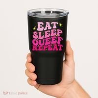 Funny Eat Sleep Queef Repeat Inappropriate Queefing Joke Tumbler thumb 2