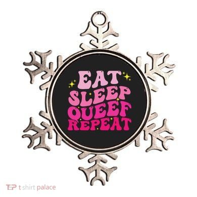 Funny Eat Sleep Queef Repeat Inappropriate Queefing Joke Ornament