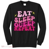 Funny Eat Sleep Queef Repeat Inappropriate Queefing Joke Tall Sweatshirt thumb 0