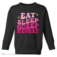 Funny Eat Sleep Queef Repeat Inappropriate Queefing Joke Toddler Sweatshirt thumb 0
