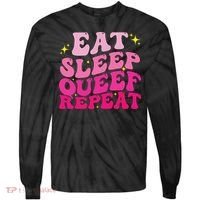 Funny Eat Sleep Queef Repeat Inappropriate Queefing Joke Tie-Dye Long Sleeve Shirt thumb 0