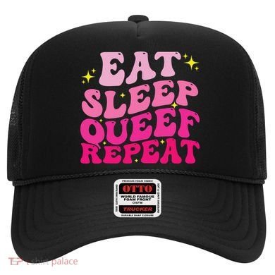 Funny Eat Sleep Queef Repeat Inappropriate Queefing Joke Hat