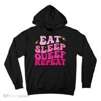 Funny Eat Sleep Queef Repeat Inappropriate Queefing Joke Tall Hoodie thumb 0