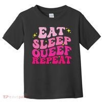 Funny Eat Sleep Queef Repeat Inappropriate Queefing Joke Toddler T-Shirt thumb 0