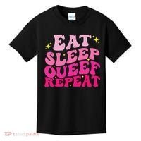 Funny Eat Sleep Queef Repeat Inappropriate Queefing Joke Kids T-Shirt thumb 0