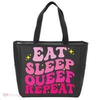 Funny Eat Sleep Queef Repeat Inappropriate Queefing Joke Tote Bag thumb 0