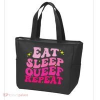 Funny Eat Sleep Queef Repeat Inappropriate Queefing Joke Tote Bag thumb 3