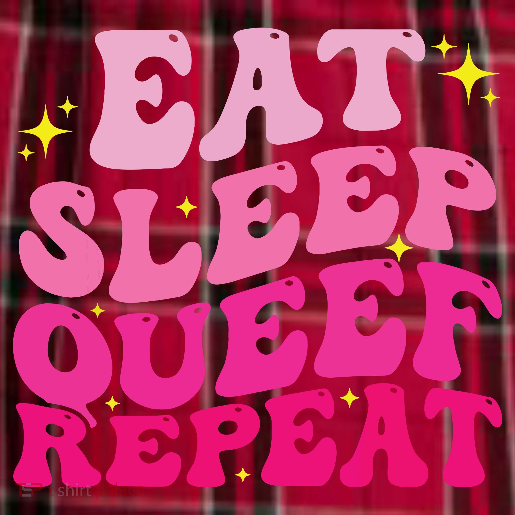 Funny Eat Sleep Queef Repeat Inappropriate Queefing Joke Women's Flannel Plaid Pajama Pants