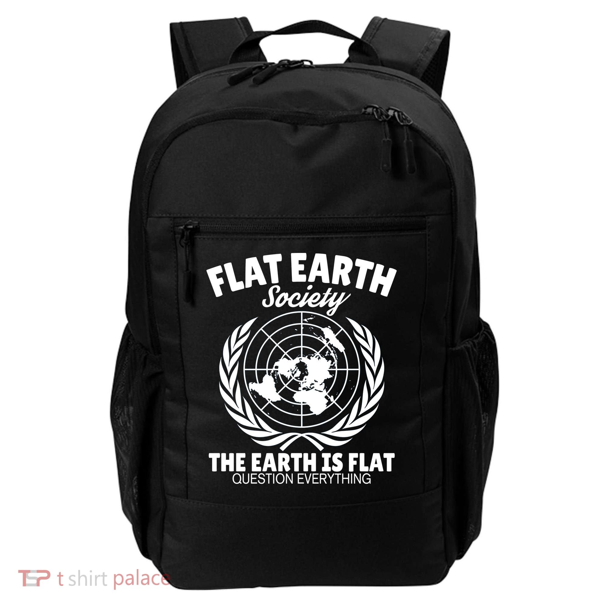 Flat Earth Society Flat Earther Backpack