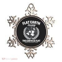 Flat Earth Society Flat Earther Ornament thumb 0