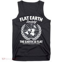 Flat Earth Society Flat Earther Tank Top thumb 0
