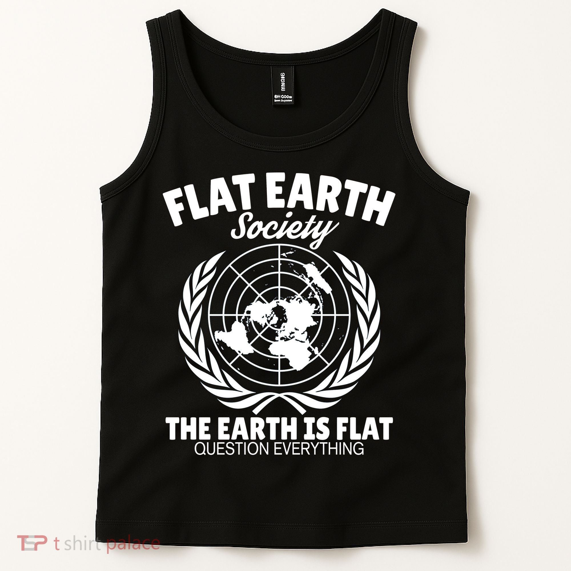 Flat Earth Society Flat Earther Tank Top