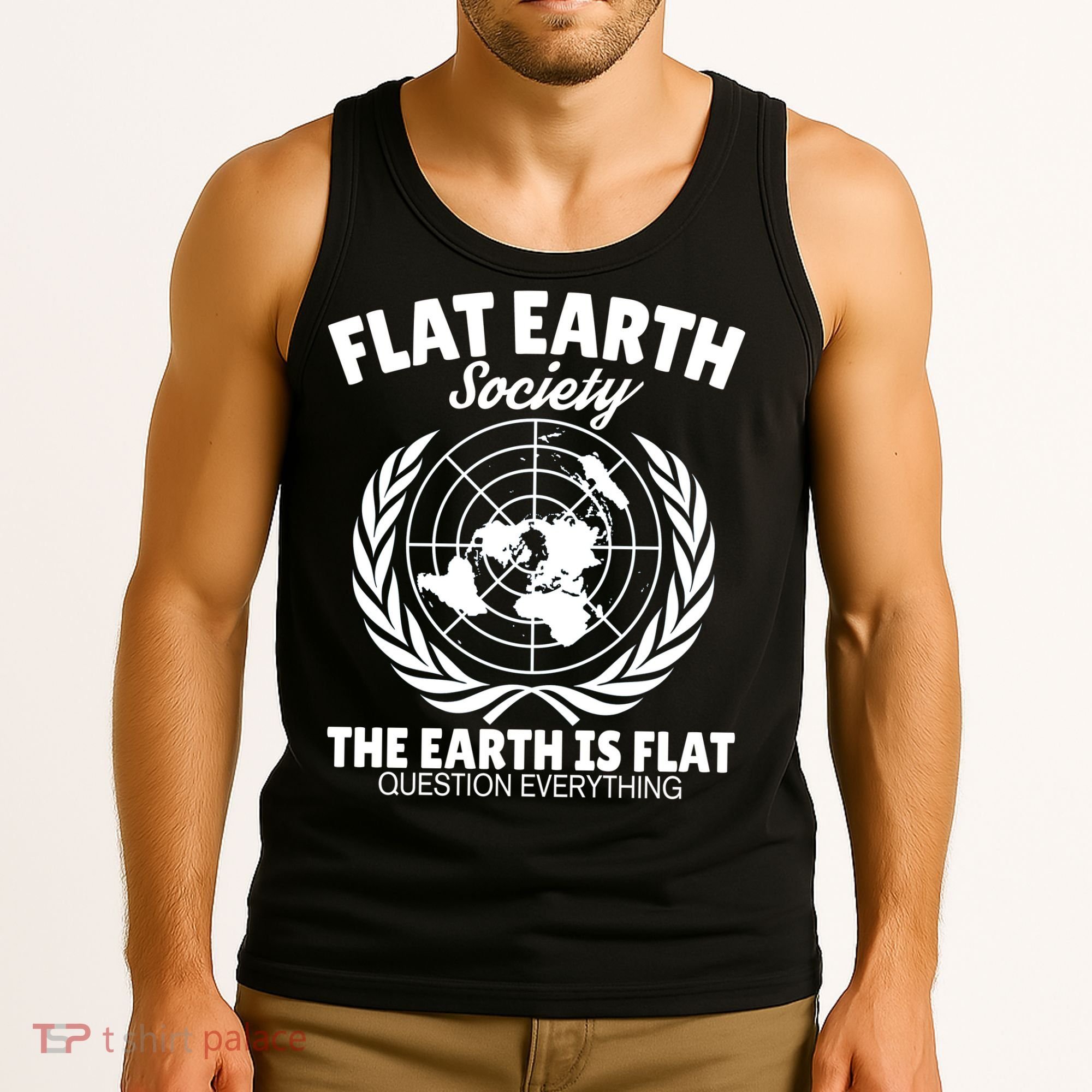 Flat Earth Society Flat Earther Tank Top