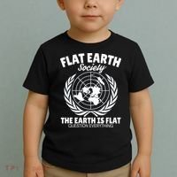 Flat Earth Society Flat Earther Toddler T-Shirt thumb 2